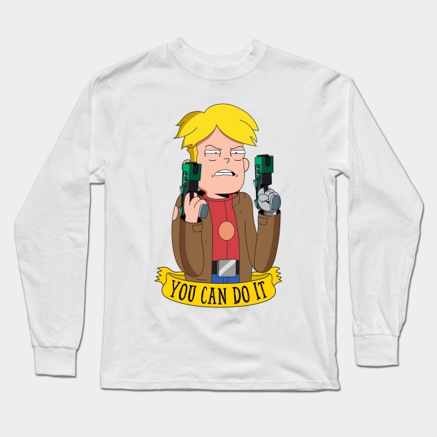 Gary Goodspeed Long Sleeve T-Shirt by Plushism